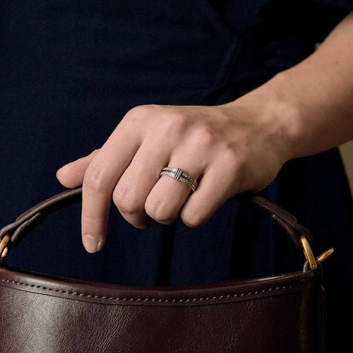 Bague 57 Mauboussin - Bague en or blanc 750 et diamants 58 Facettes LP1440/