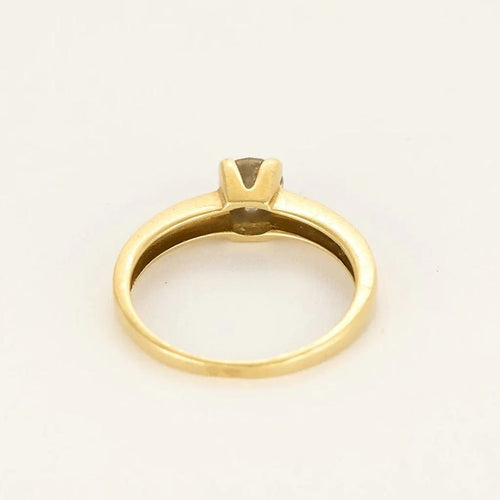 Bague 52 Bague solitaire en or jaune 18 ct et diamant 0,5 ct 58 Facettes LP1462/