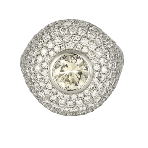 Bague 52 Édouard Nahum Céleste - Bague en or blanc avec diamants 58 Facettes LP1451/
