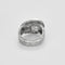 Bague 46 Bague ceinture diamantée en or blanc 58 Facettes LP1476/