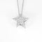 Collier L’Étoile Filante - Collier en or blanc avec diamants 58 Facettes LP1438/