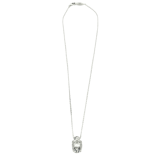 Collier Mauboussin - Collier en or blanc 750 avec diamants et topaze 58 Facettes LP1474/