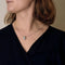 Collier Mauboussin - Collier en or blanc 750 avec diamants et topaze 58 Facettes LP1474/