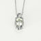 Collier Mauboussin - Collier en or blanc 750 avec diamants et topaze 58 Facettes LP1474/