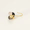 Boucles d'oreilles Boucles d’oreilles à crochets en or jaune 750 avec citrine, onyx et quartz rose 58 Facettes LP1457/