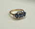 Bague 58.5 Bague Ciel Diamanté en or jaune 18K, saphirs et diamants 58 Facettes LP458/10