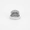 Bague 53 Les Deux Mondes - Bague en or blanc 750 sertie de diamants 58 Facettes LP674/10