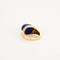 Bague 46 Bague en or jaune sertie de lapis-lazuli et diamants 58 Facettes LP513/10