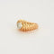 Bague 57 Bague en or jaune 750 sertie d’un diamant 58 Facettes LP772/12