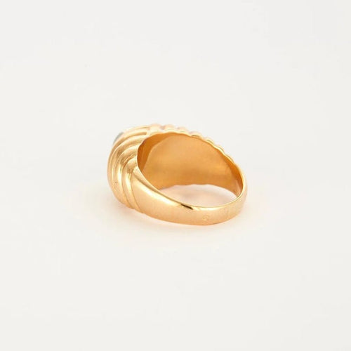 Bague 57 Bague en or jaune 750 sertie d’un diamant 58 Facettes LP772/12