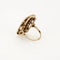 Bague 52 La Marquise Royale - Bague en or blanc et diamants, émeraudes 58 Facettes LP706/12