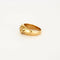 Bague 54 Printemps - Chevalière en or jaune 18K sertie d’un diamant 0,35 ct 58 Facettes LP592/12