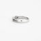 Bague 56 Bague en or blanc 750 sertie de diamants 58 Facettes LP544/12