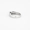 Bague 56 Bague en or blanc 750 sertie de diamants 58 Facettes LP544/12