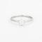 Bague 60 Solitaire - Bague en or blanc 18k et diamant 0,50 ct 58 Facettes LP371/10