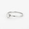 Bague 60 Solitaire - Bague en or blanc 18k et diamant 0,50 ct 58 Facettes LP371/10