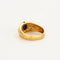 Bague 55 Bague en or jaune 750 sertie d’un saphir et de diamants 58 Facettes LP541/10