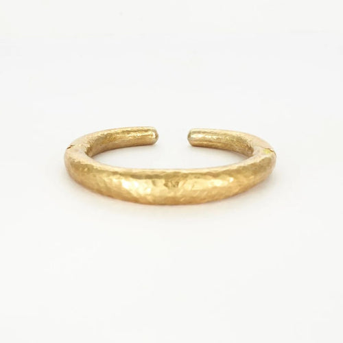 Bracelet Lalaounis - Bracelet jonc martelé en or jaune 750 58 Facettes LP416/2