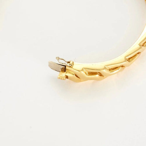 Bracelet Bracelet tank en or jaune 750 serti de diamants 58 Facettes LP467/9