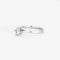 Bague 50 Bague solitaire en or blanc 750 avec diamant 0,55 ct 58 Facettes LP435/10