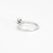 Bague 50 Bague solitaire en or blanc 750 avec diamant 0,55 ct 58 Facettes LP435/10