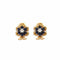 Boucles d'oreilles Boucles d’oreilles en or jaune avec diamants et saphirs 58 Facettes LP532/16