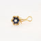 Boucles d'oreilles Boucles d’oreilles en or jaune avec diamants et saphirs 58 Facettes LP532/16