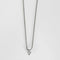 Collier Collier en or blanc avec diamant taille cœur 58 Facettes LP545/16