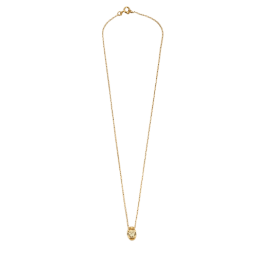 Collier Collier solitaire en or jaune avec diamant taille brillant 58 Facettes LP26/16