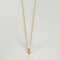 Collier Collier solitaire en or jaune avec diamant taille brillant 58 Facettes LP26/16