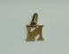Pendentif Pendentif lettre N en or jaune 18k et diamant 58 Facettes LP251/16