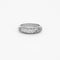 Bague 53.5 Bague jonc bande pavée en or blanc et diamants 58 Facettes LP476/10