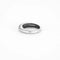 Bague 53.5 Bague jonc bande pavée en or blanc et diamants 58 Facettes LP476/10