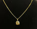 Pendentif Pendentif trèfle à 4 cœurs en or jaune et or blanc 58 Facettes LP234/3