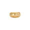 Bague 55 Bague 3 lunes et 3 étoiles en or jaune 18 carats et diamants 58 Facettes LP460/12