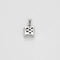 Pendentif Pendentif carré en or blanc 18 carats et 9 diamants princesse 58 Facettes LP601/16