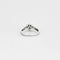 Bague 49 Bague solitaire en or blanc 18 carats et diamants 58 Facettes LP595/10