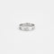 Bague 56 Alliance en or blanc 18 carats et diamants 58 Facettes LP368/10