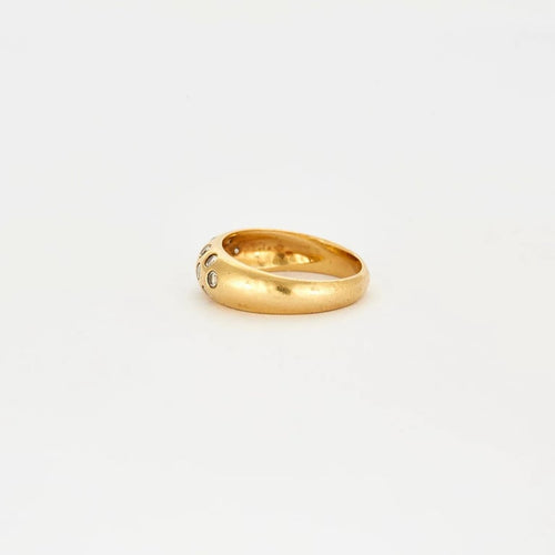 Bague 56.5 Bague jonc Sabba en or jaune 18 carats et diamants 58 Facettes LP429/10