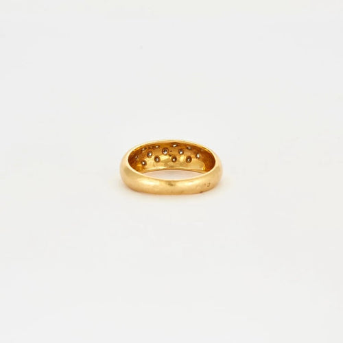 Bague 56.5 Bague jonc Sabba en or jaune 18 carats et diamants 58 Facettes LP429/10