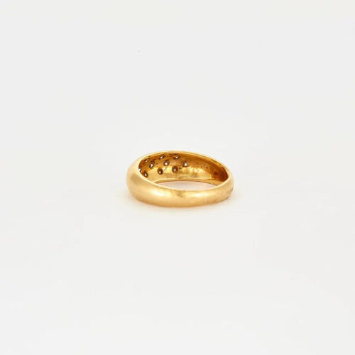 Bague 56.5 Bague jonc Sabba en or jaune 18 carats et diamants 58 Facettes LP429/10
