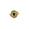 Bague 54 Bague en or jaune avec saphir ovale et diamants 58 Facettes LP833/13