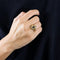 Bague 54 Bague en or jaune avec saphir ovale et diamants 58 Facettes LP833/13