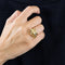 Bague 55 Bague félin en or jaune avec diamants 58 Facettes LP462/13