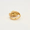 Bague 55 Bague félin en or jaune avec diamants 58 Facettes LP462/13