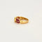 Bague 51.5 Bague en or jaune sertie d’un diamant et de rubis 58 Facettes LP779/13