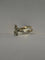 Bague 55 Bague feuillage Art déco en or rose et platine avec diamants 58 Facettes LP888/13