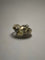 Bague 55 Bague feuillage Art déco en or rose et platine avec diamants 58 Facettes LP888/13