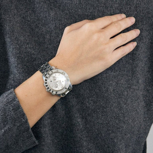 Montre Dior Christal - Montre femme en acier avec diamants 58 Facettes LP001/X