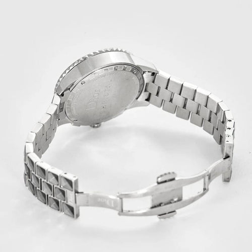 Montre Dior Christal - Montre femme en acier avec diamants 58 Facettes LP001/X